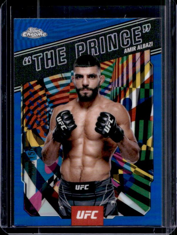 2025 Topps Chrome UFC #AKA-9 AKA - Blue Refractor /150