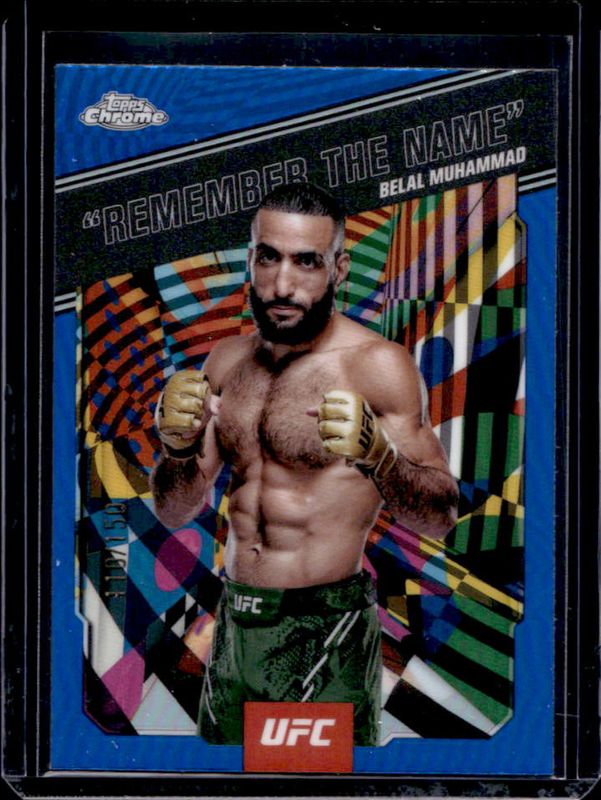 2025 Topps Chrome UFC #AKA-1 AKA - Blue Refractor /150