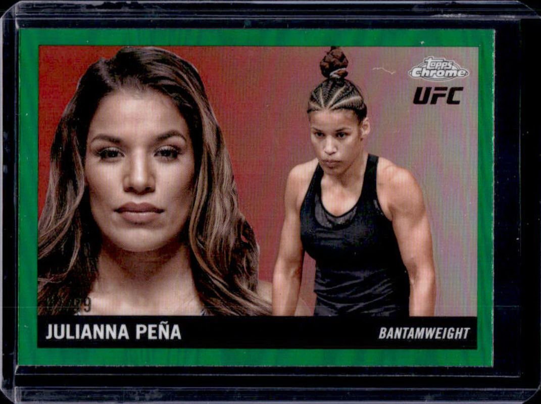 2025 Topps Chrome UFC #55T-8 1955 Topps - Green Refractor /99