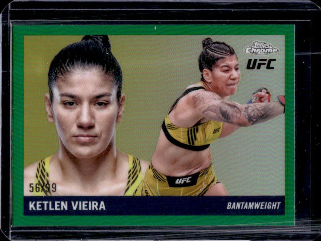 2025 Topps Chrome UFC #55T-14 1955 Topps - Green Refractor /99