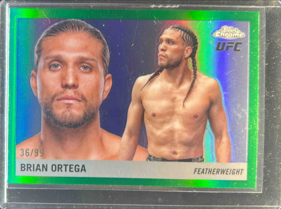 2025 Topps Chrome UFC #55T-15 1955 Topps - Green Refractor /99
