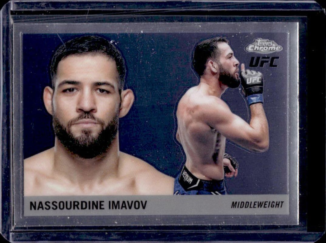 Nassourdine Imavov 2025 Topps Chrome UFC #55T-24 1955 Topps RAW