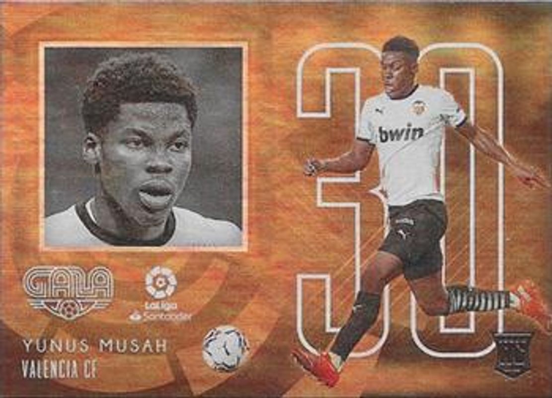 Yunus Musah 2020 Chronicles #8 Gala Rookies La Liga /8 RAW