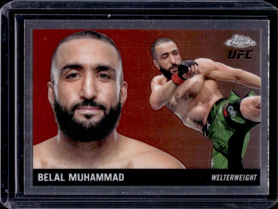 Belal Muhammad 2025 Topps Chrome UFC #55T-18 1955 Topps RAW