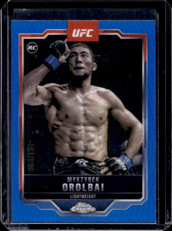 2025 Topps Chrome UFC #77 Blue Refractor /150