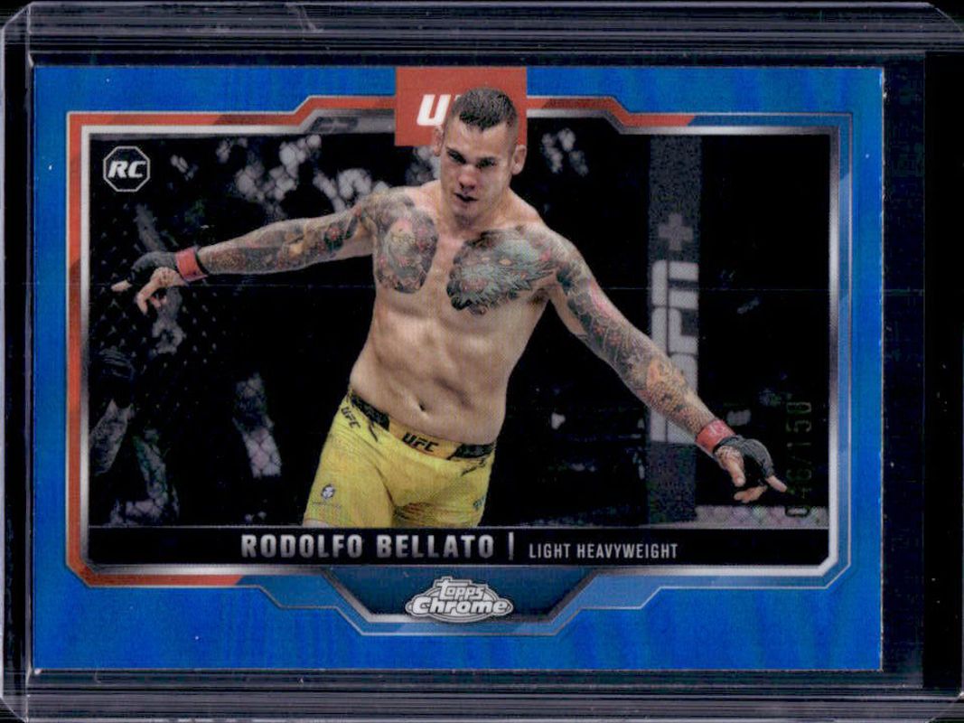 2025 Topps Chrome UFC #194 Blue Refractor /150