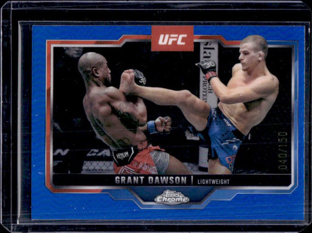 2025 Topps Chrome UFC #22 Blue Refractor /150