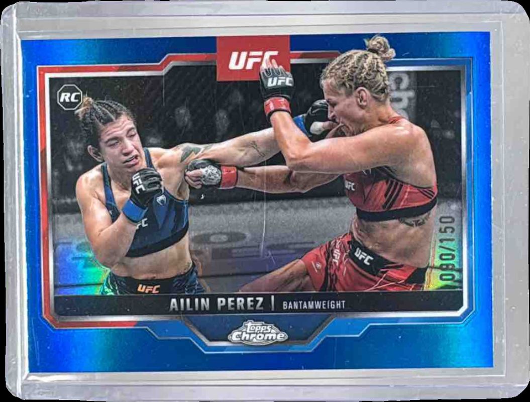2025 Topps Chrome UFC #111 Blue Refractor /150