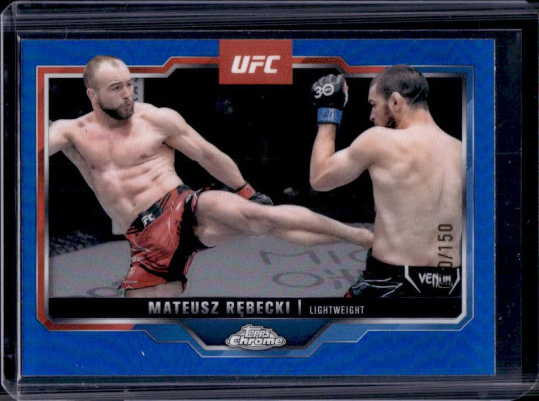 2025 Topps Chrome UFC #61 Blue Refractor /150