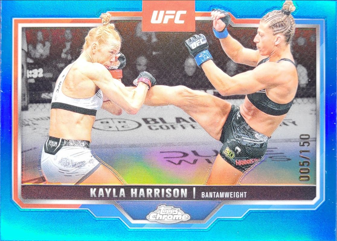 2025 Topps Chrome UFC #172 Blue Refractor /150