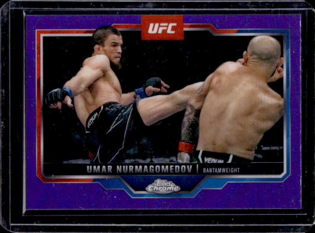 2025 Topps Chrome UFC #107 Purple Refractor