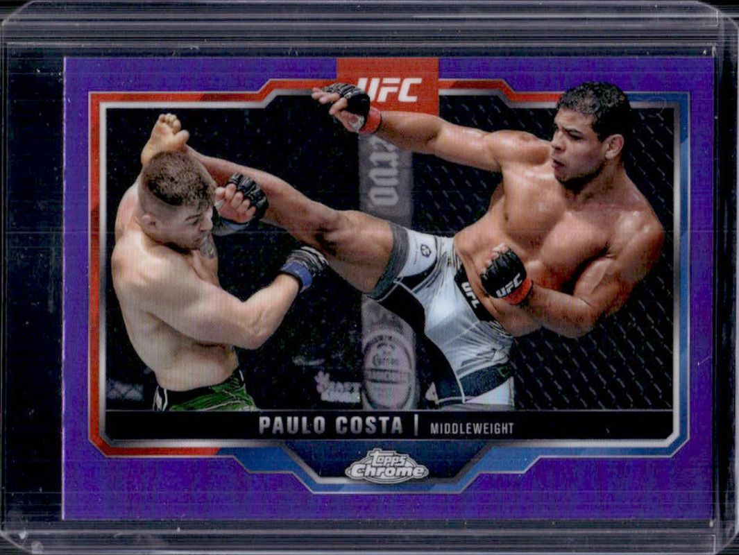 2025 Topps Chrome UFC #153 Purple Refractor