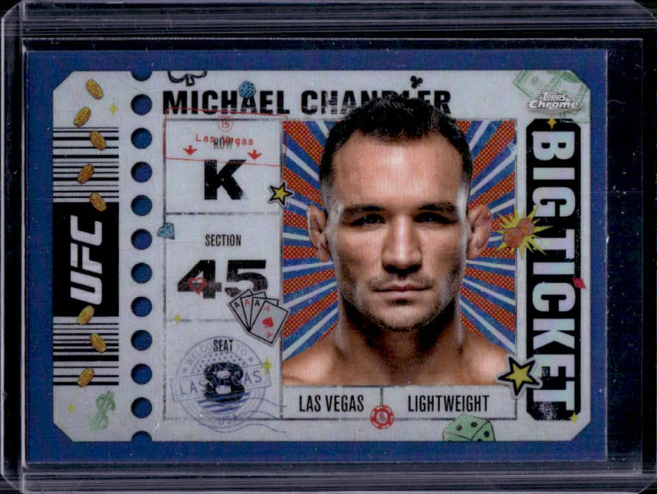Michael Chandler 2025 Topps Chrome UFC #BTT-29 Big Ticket Price