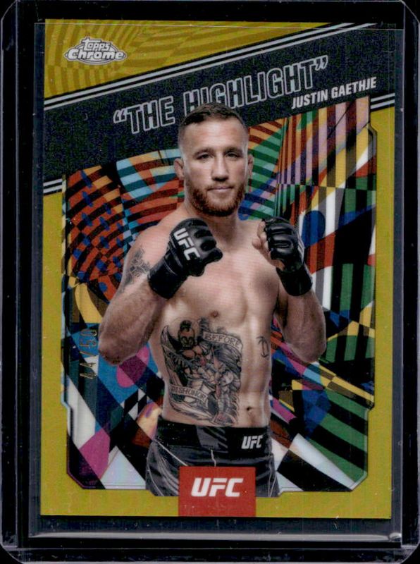 2025 Topps Chrome UFC #AKA-3 AKA - Gold Refractor /50