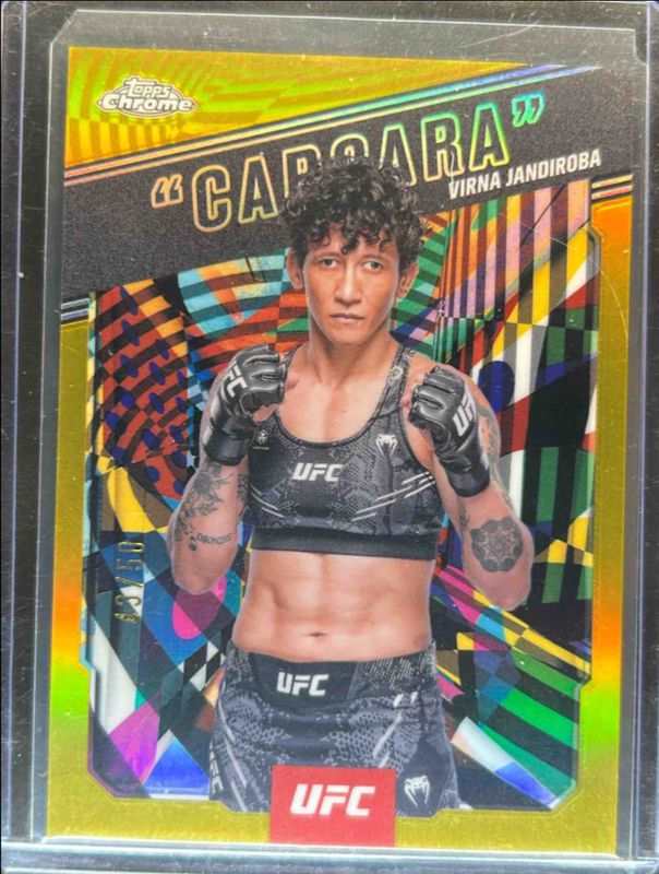 2025 Topps Chrome UFC #AKA-5 AKA - Gold Refractor /50