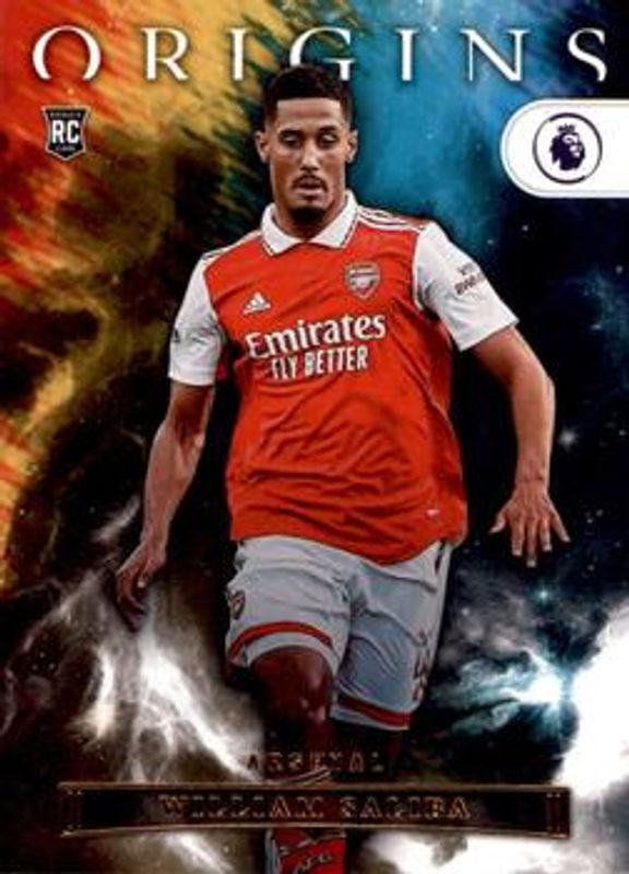 William Saliba 2022 Chronicles #78 Origins Premier League Rookie RAW