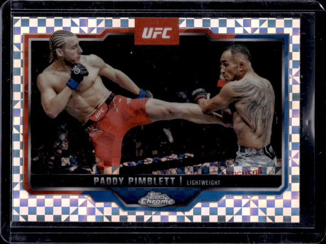 2025 Topps Chrome UFC #177 X-Fractor