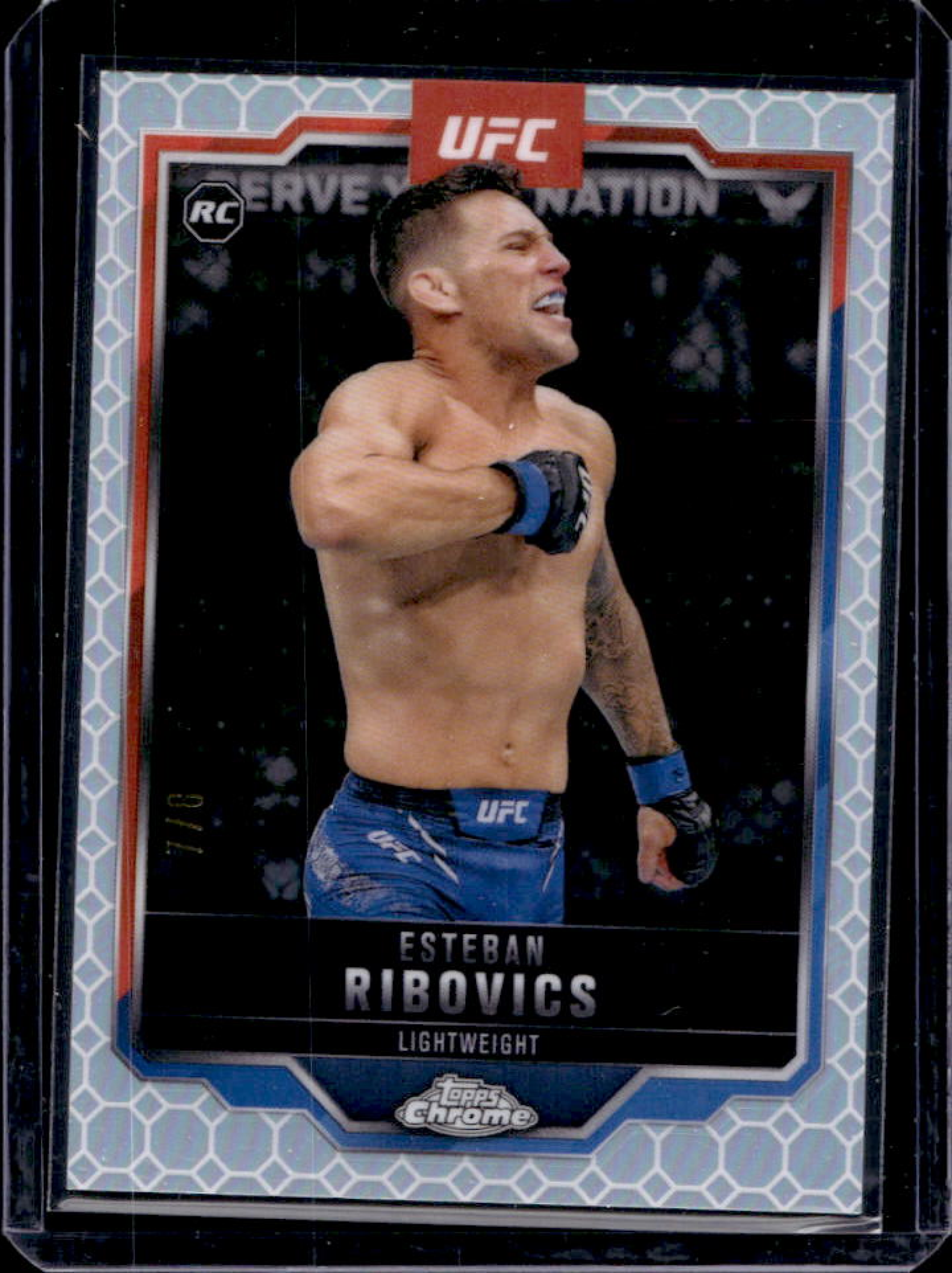 Esteban Ribovics 2025 Topps Chrome UFC #75 Octafractor /8 Price Guide ...