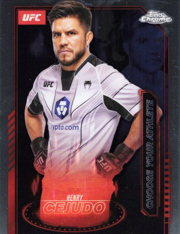 2025 Topps Chrome UFC #MCL-11 Mission Control