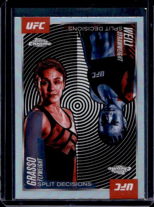2025 Topps Chrome UFC #SDS-11 Split Decision