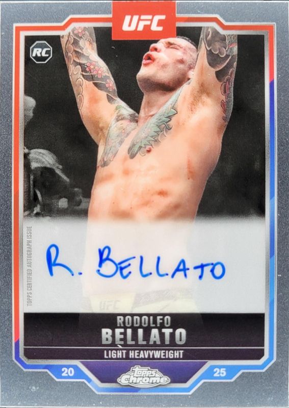 2025 Topps Chrome UFC #CRA-RB Chrome Rookie Autographs