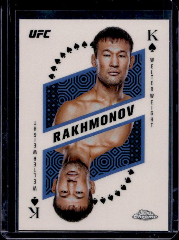 Shavkat Rakhmonov 2025 Topps Chrome UFC #KAQ-5 Kings & Queens RAW