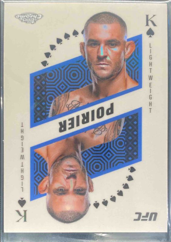 Dustin Poirier 2025 Topps Chrome UFC #KAQ-16 Kings & Queens RAW
