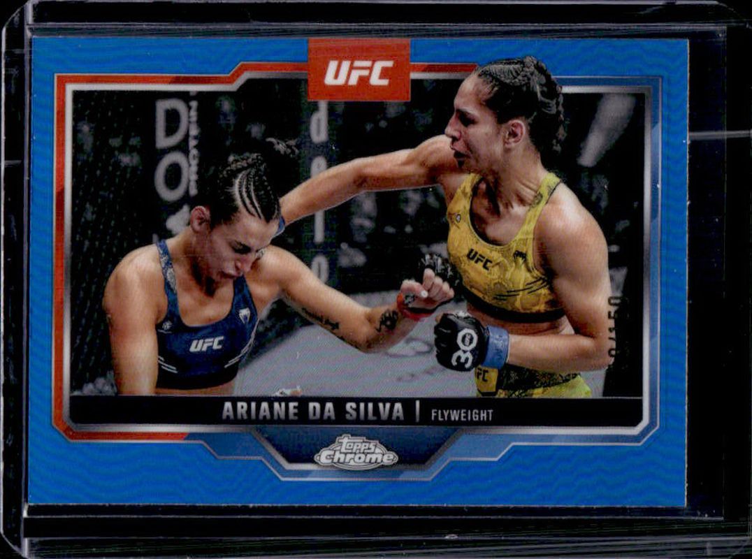 2025 Topps Chrome UFC #165 Blue Refractor /150