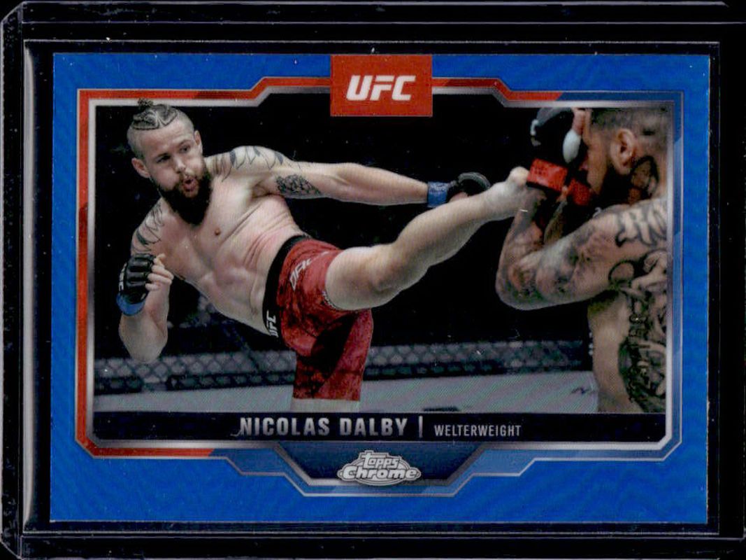 2025 Topps Chrome UFC #42 Blue Refractor /150