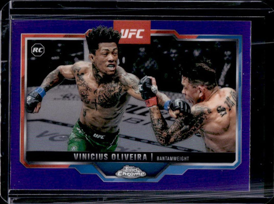2025 Topps Chrome UFC #9 Purple Refractor