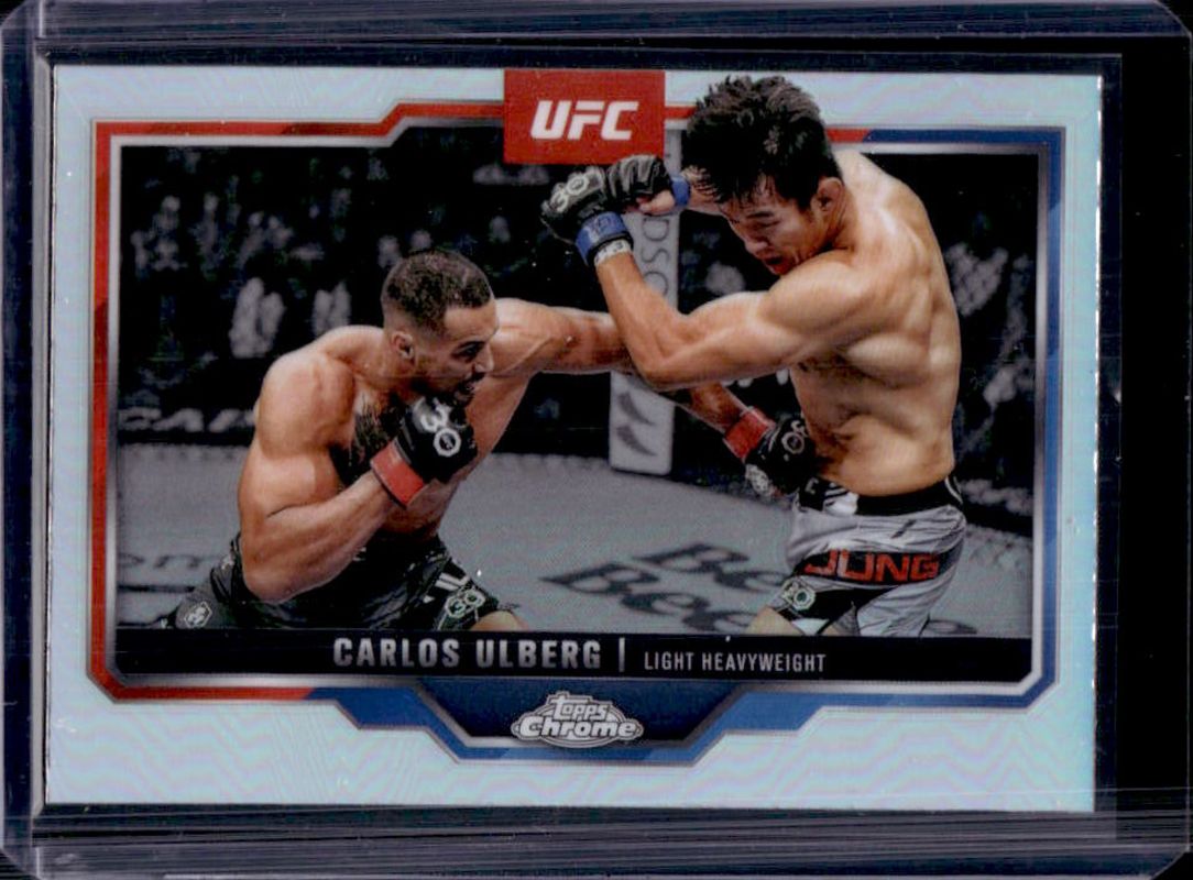 Carlos Ulberg 2025 Topps Chrome UFC #198 Refractor Price Guide - Sports ...