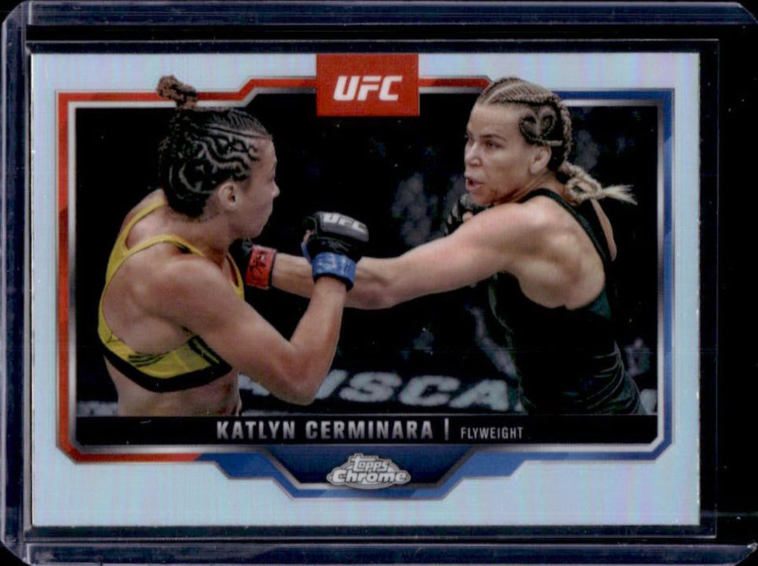 Katlyn Cerminara 2025 Topps Chrome UFC #114 Refractor RAW