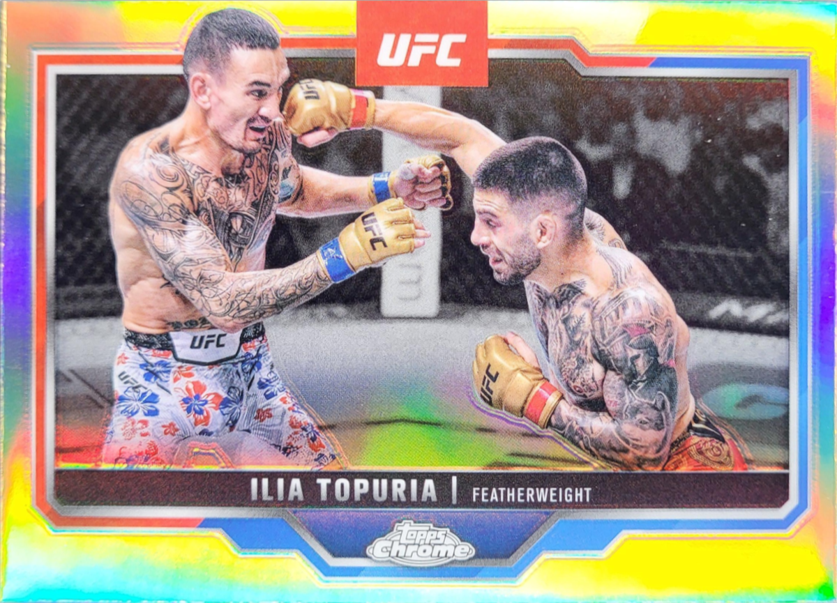 Ilia Topuria 2025 Topps Chrome UFC #43 Refractor Price Guide - Sports ...