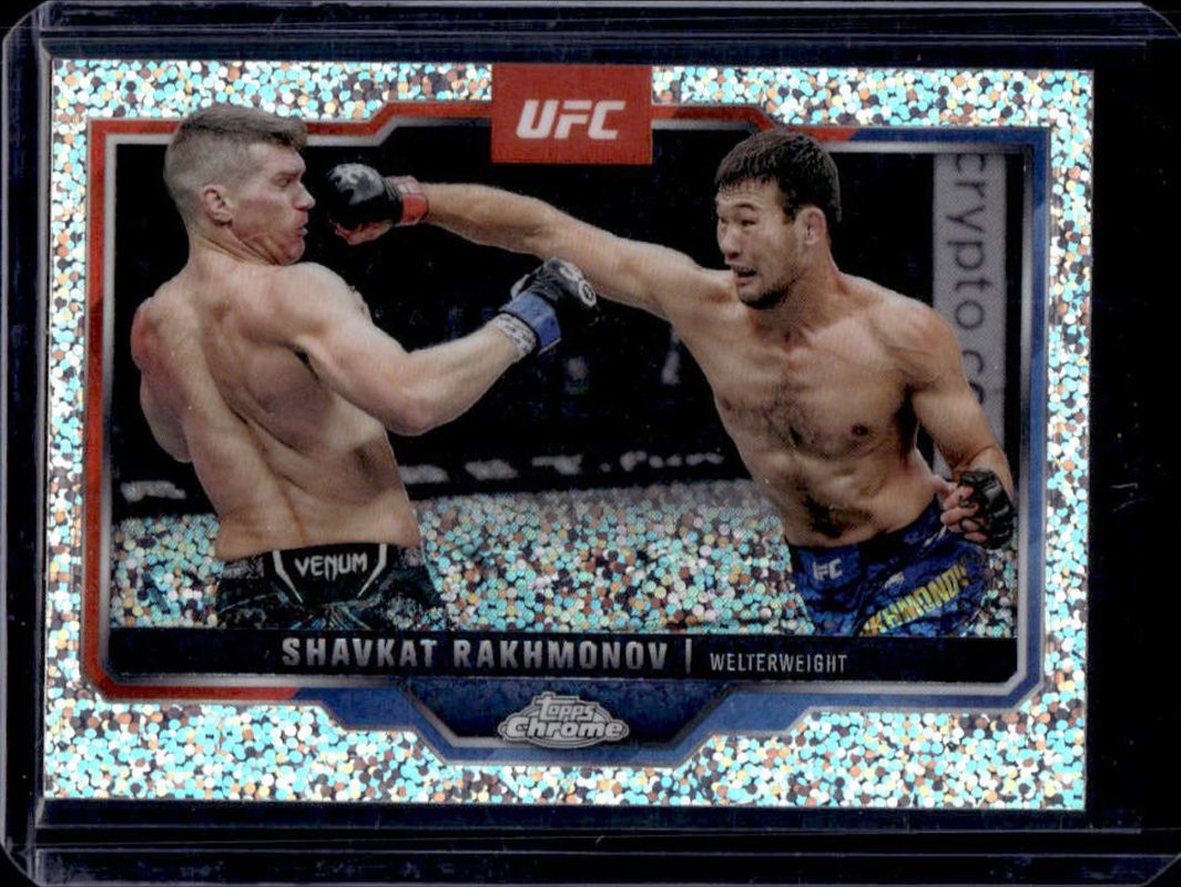 Shavkat Rakhmonov 2025 Topps Chrome UFC #125 Speckle Refractor /250 RAW