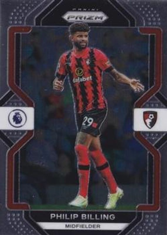 Philip Billing 2022 Prizm Premier League #218 Base RAW