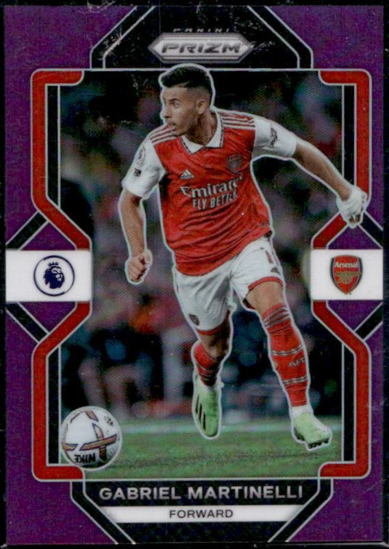 Gabriel Martinelli 2022 Prizm Premier League #161 Purple /49 RAW