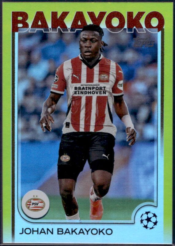 2024 Topps UEFA Club Competitions #178 Yellow Foilboard /175