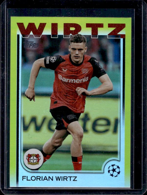 2024 Topps UEFA Club Competitions #150 Yellow Foilboard /175
