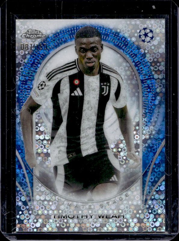 2024 Topps UEFA Club Competitions #USC-26 Ultimate Stage Chrome - Blue Refractor /150