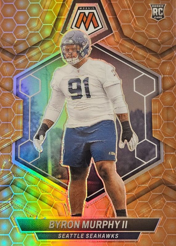 Byron Murphy II 2024 Mosaic #316 Honeycomb /(SSP) Rookie RAW