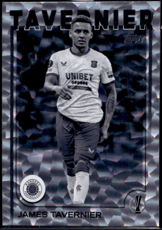 2024 Topps UEFA Club Competitions #26 Black & White Icy Foil /150