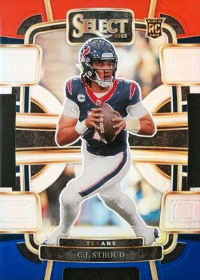 2023 Select #41 Concourse Red & Blue Die-Cut