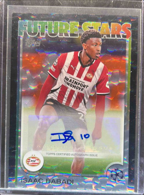 2024 Topps UEFA Club Competitions #FSA-IB Future Stars Autographs - Black Icy /10