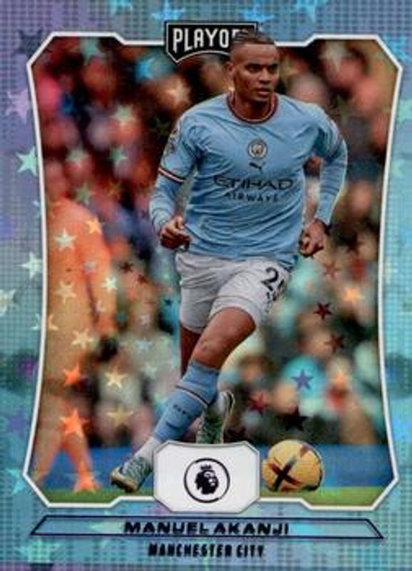 Manuel Akanji 2022 Chronicles #72 Playoff Premier League Purple - Astro RAW