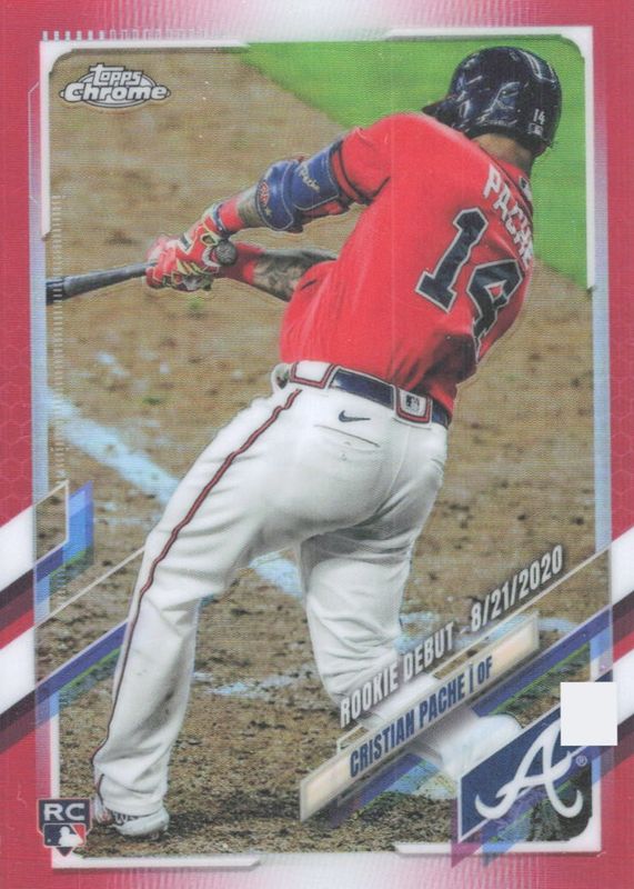 2021 Topps Chrome Update #USC51 Rookie Debut - Red Refractor /25