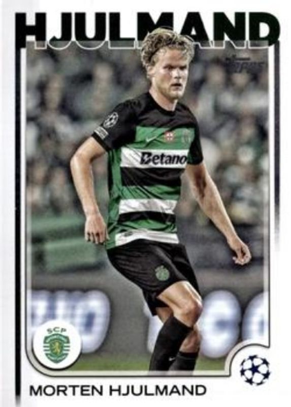 Morten Hjulmand 2024 Topps UEFA Club Competitions #175 Base RAW