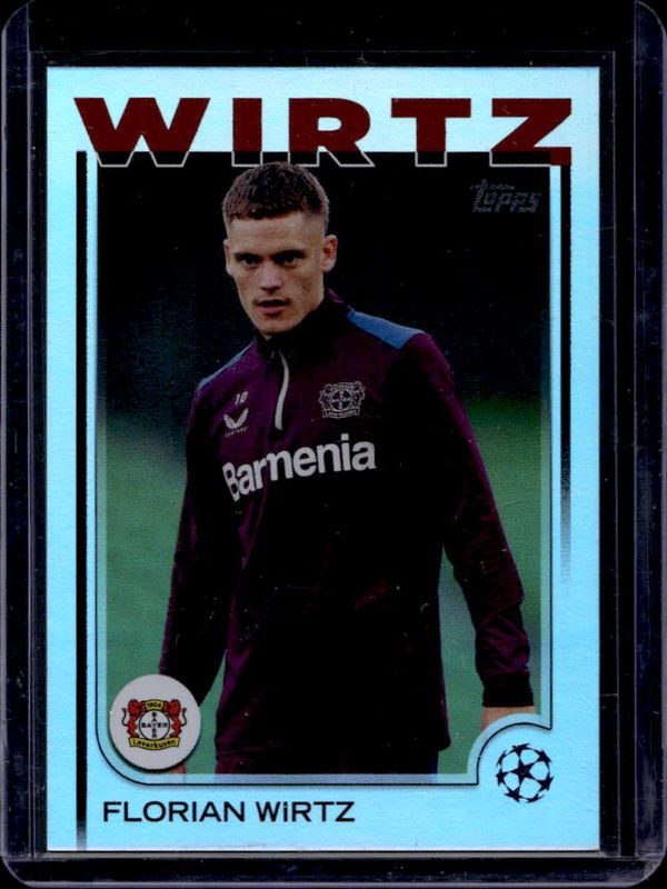 Florian Wirtz 2024 Topps UEFA Club Competitions #150b Base RAW