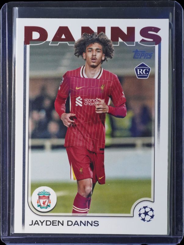Jayden Danns 2024 Topps UEFA Club Competitions #193 Base Price Guide ...