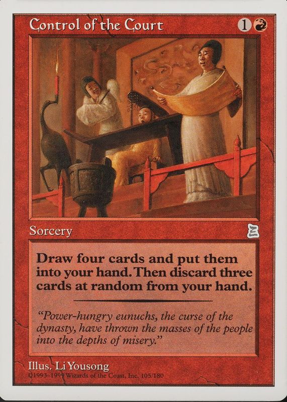 Control of the Court 1999 Portal Three Kingdoms #105 Base PSA 6