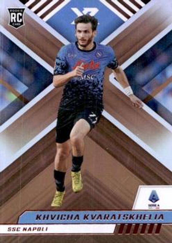 Khvicha Kvaratskhelia 2022 Chronicles #118 XR Serie A Rookie RAW
